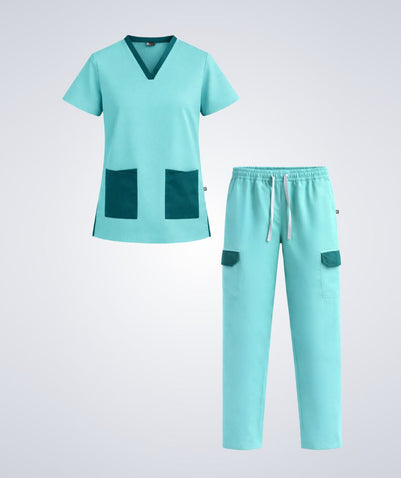 Women’s Maid Uniform – Classic V-Neck Set