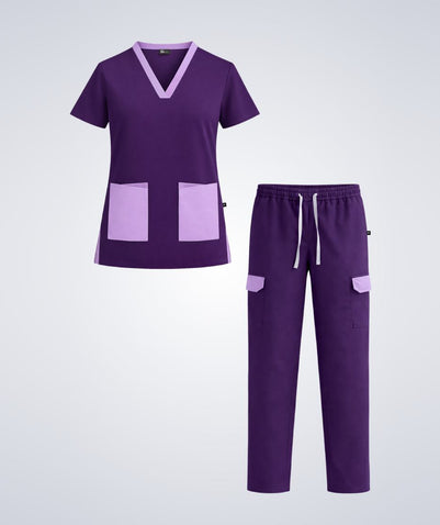 Women’s Maid Uniform – Classic V-Neck Set