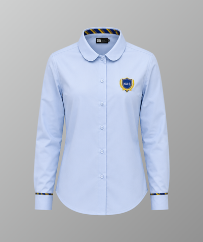 Girls Long Sleeve Blouse (GR1–GR5) - NAS