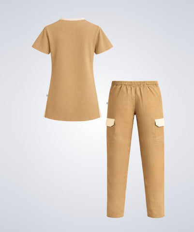 Women’s Maid Uniform – Classic V-Neck Set
