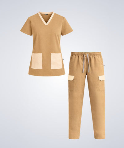 Women’s Maid Uniform – Classic V-Neck Set