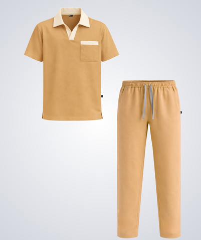 Men’s Housekeeping Uniform – V-Collar Set