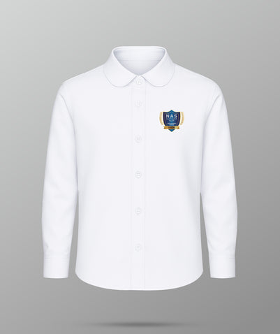 Girls White Blouse (GR1 – GR 5)-NAS