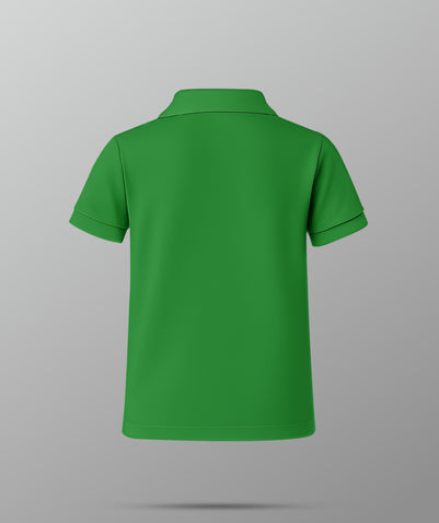 Unisex Green PE- Polo Tshirt (KG-GR5)-NAS