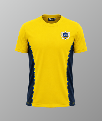 Unisex PE T-Shirt Yellow (KG1–GR5) - NAS