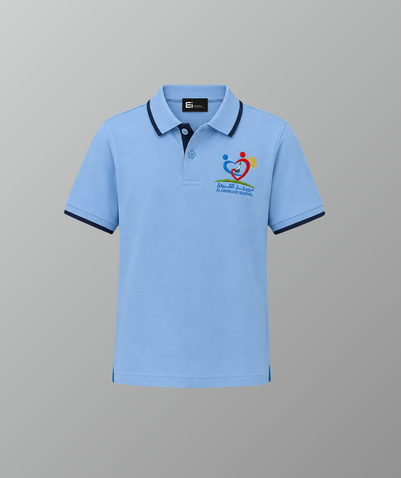 Unisex Short Sleeve Polo T-Shirt Blue (GR1– GR4) – Al Shorouq