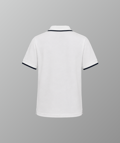 Unisex Short Sleeve Polo T-Shirt white(KG1-KG2)–Al Shorouq