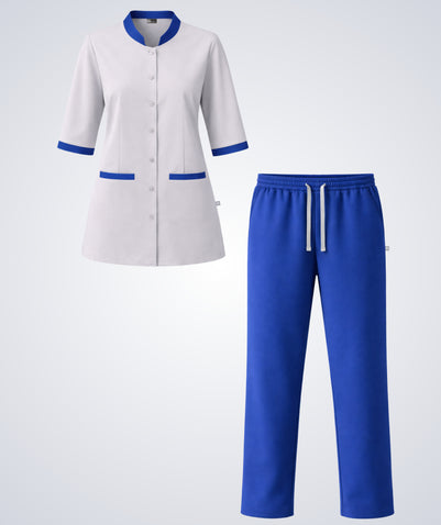 Women’s Maid Uniform – Mandarin Collar Set