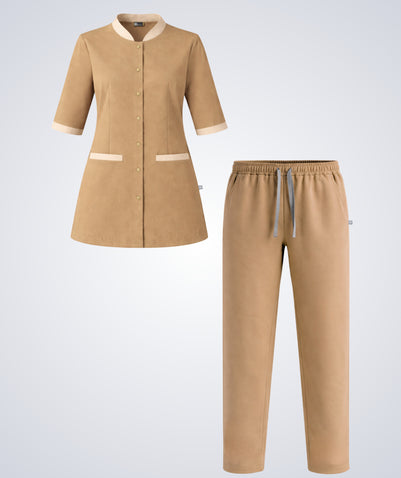 Women’s Maid Uniform – Mandarin Collar Set