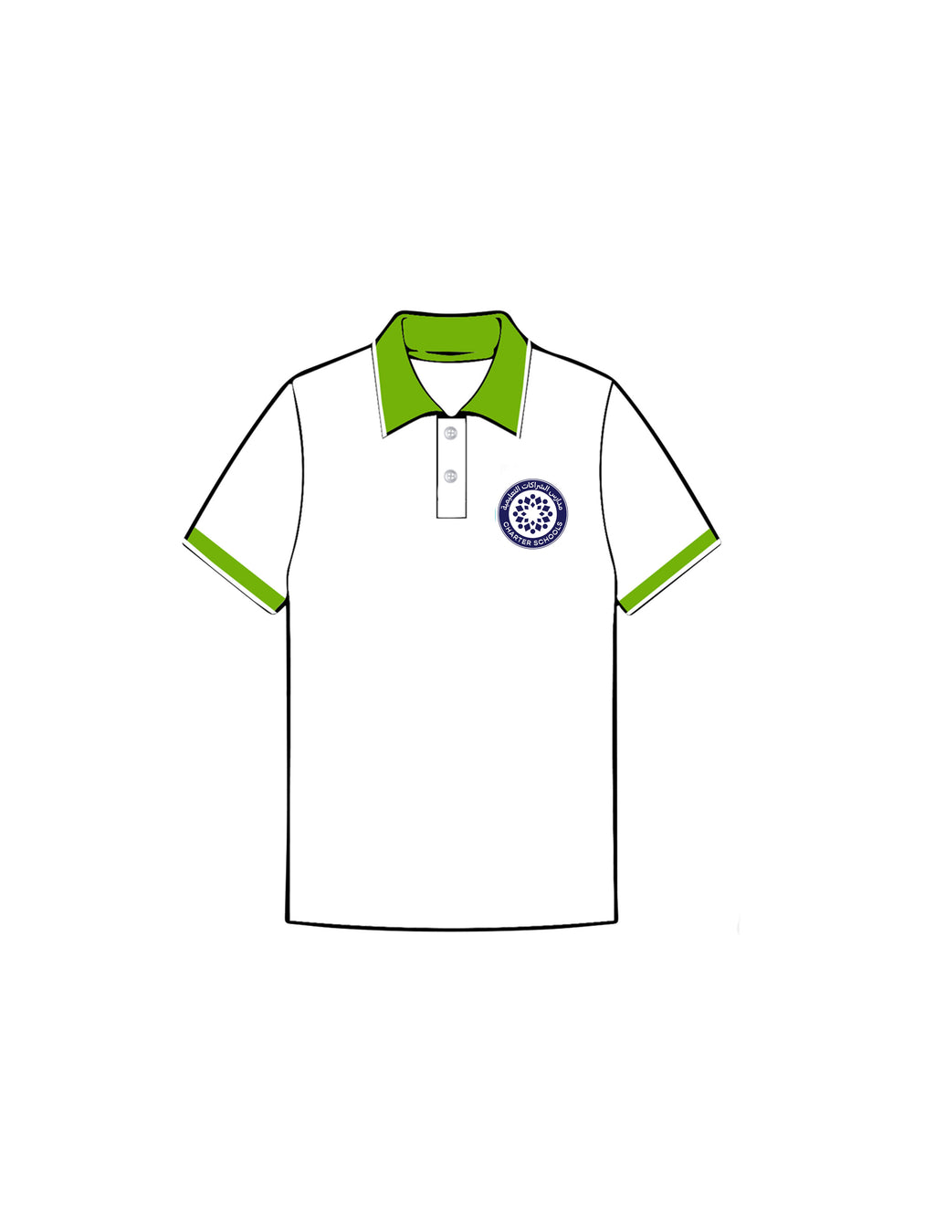 Boys S/S Polo Tshirt(KG1-GR10)-ADEK