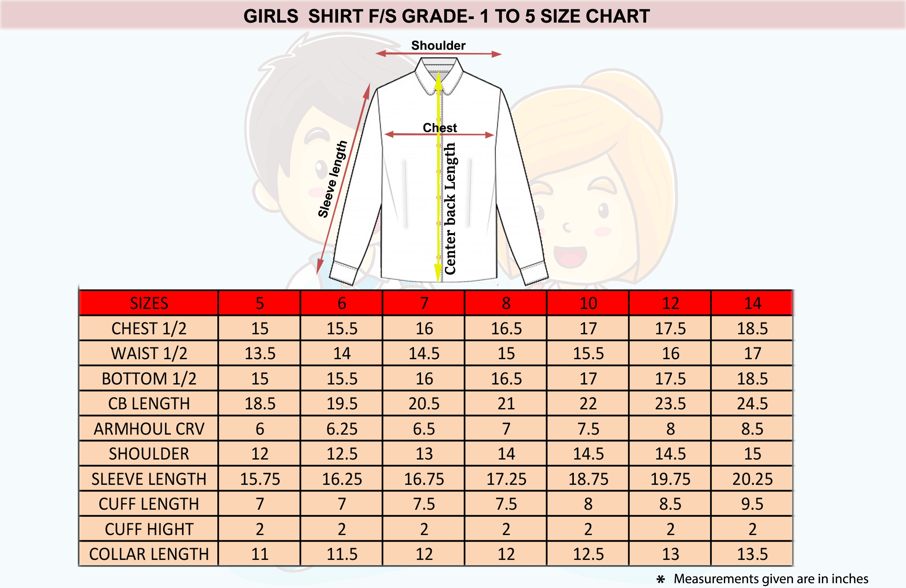 Girls Blouse(GR1-GR5)-NAS