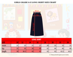 Girls Long Skirt(GR4-GR12)-Al Ain