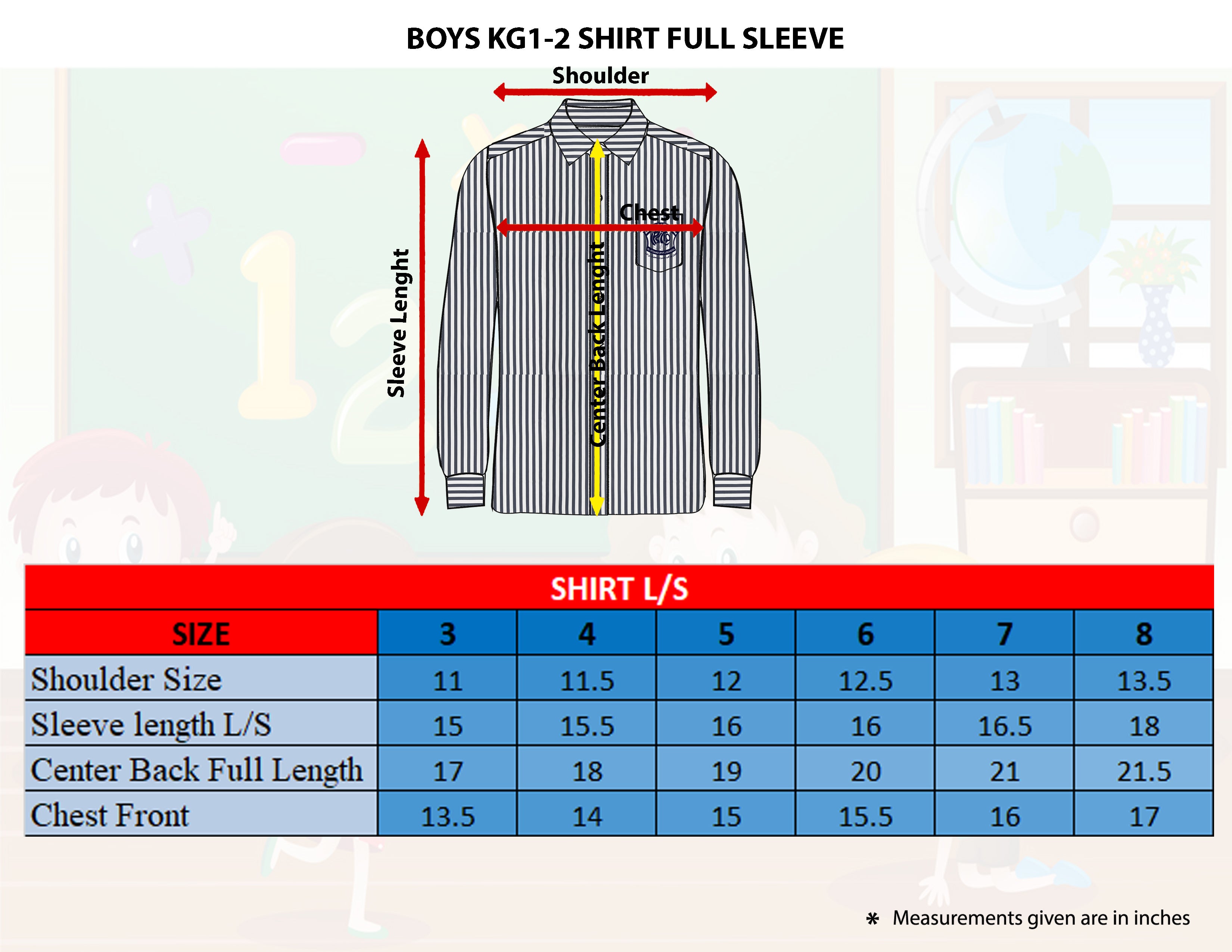 Boys Shirt(KG1-KG2)-Al Ain