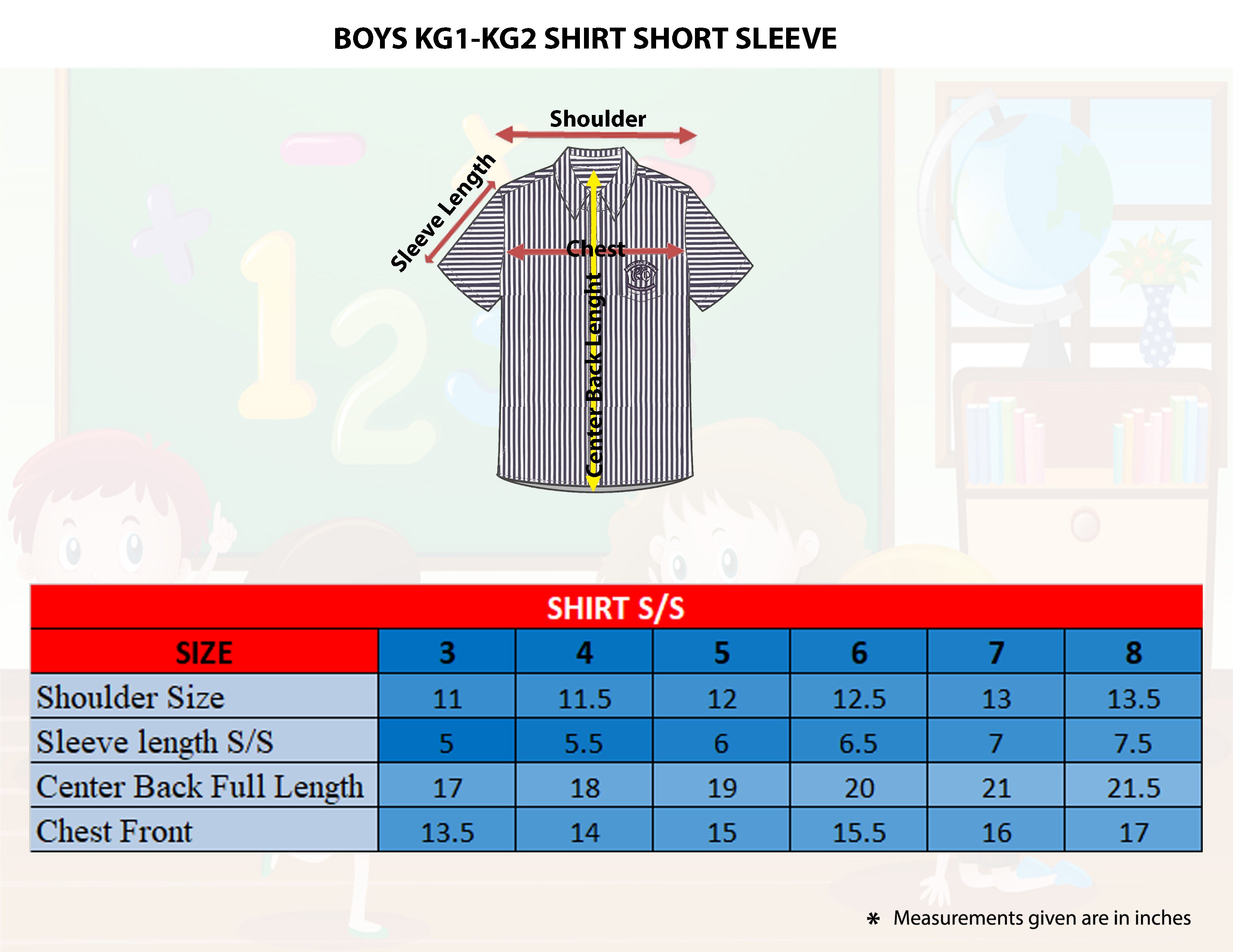 Boys Shirt(KG1-KG2)-Abu Dhabi