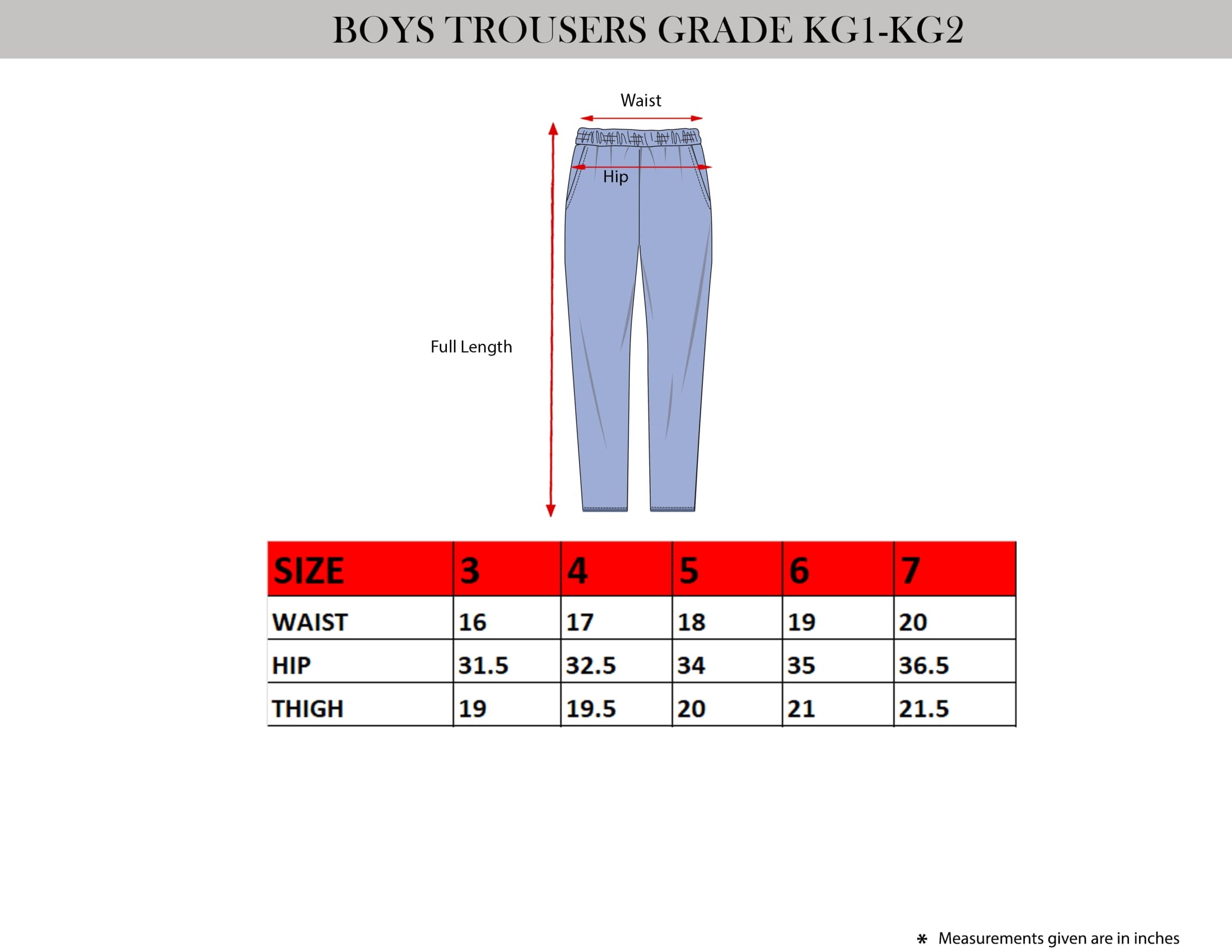 Boys Blue Trousers KG-RAS