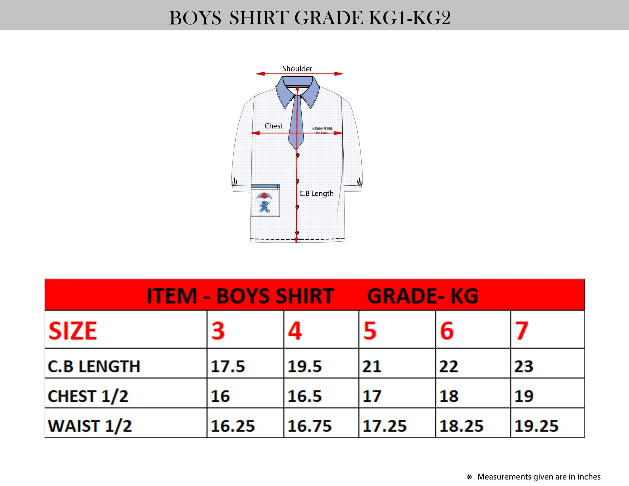 Boys Blue Stripe Shirt KG-RAS