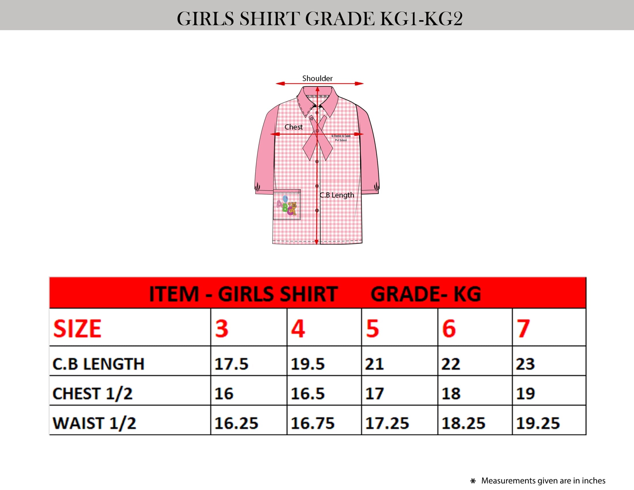 Girls Pink Stripe Blouse KG-RAS