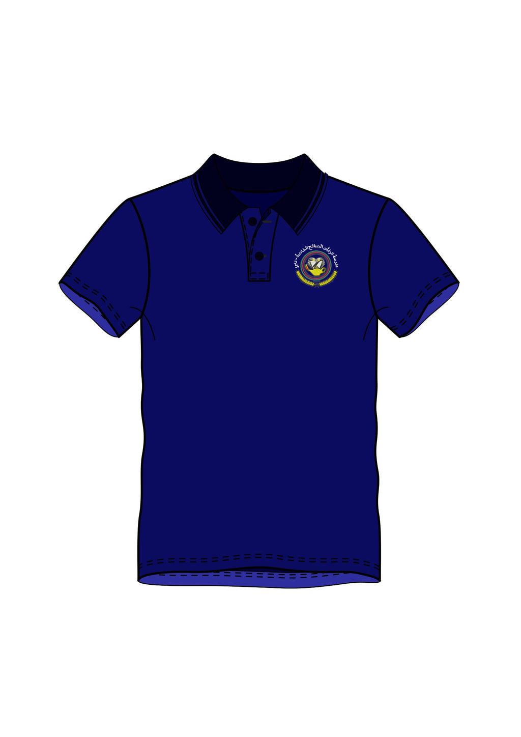 Boys Sports Blue T-Shirt (KG-12)-RAS