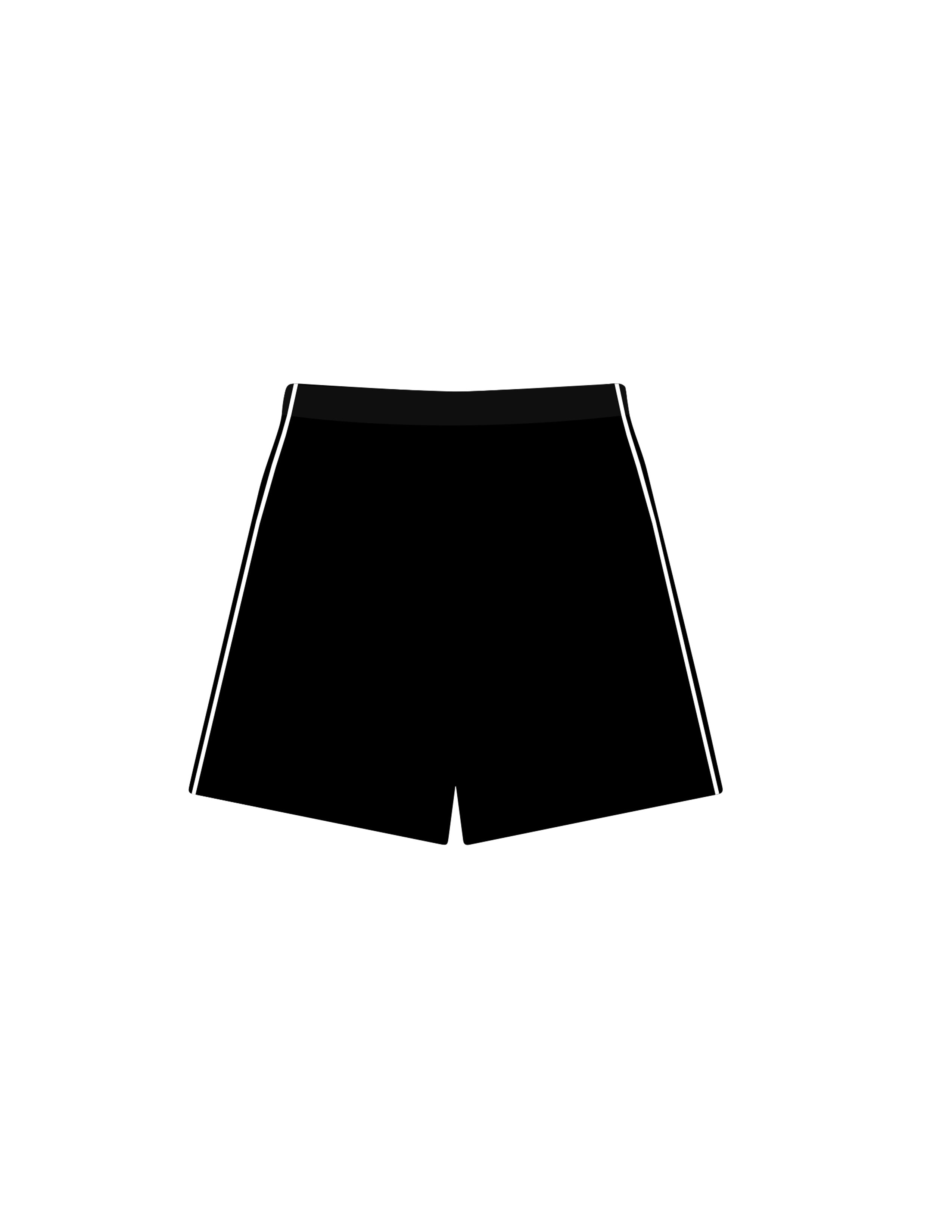 PE-Black Shorts(GR6-GR12)-NAS