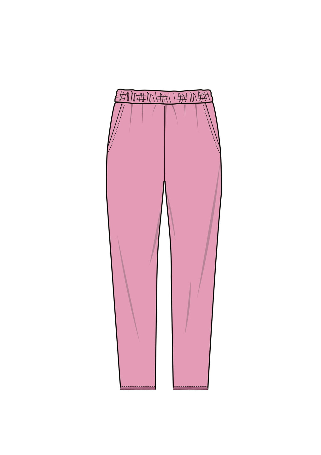 Girls Pink Trousers KG-RAS