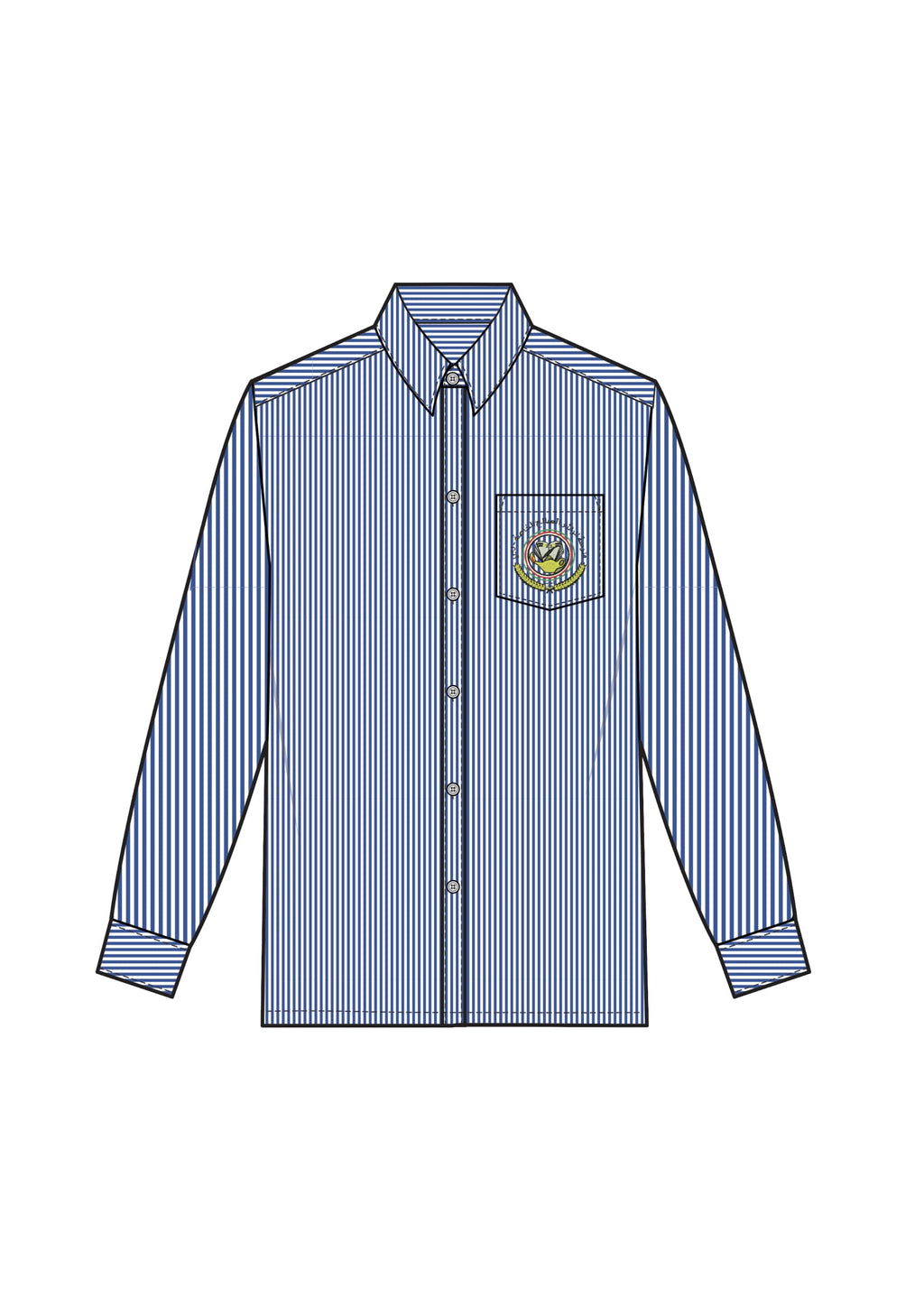 Boys Shirt Blue (GR 1-12)-RAS